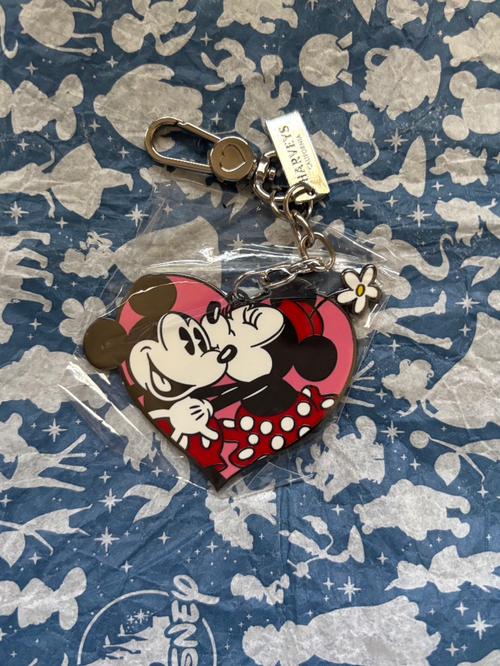 Harveys Mickey Loves Minnie Bag Charm